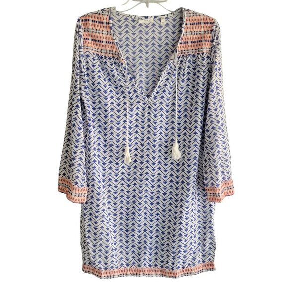 Soft Joie Daria Geo-Print Coverup Tunic Dress - Picture 5 of 14